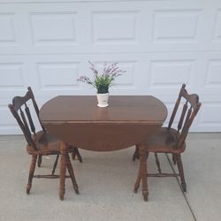 Wood Table. 