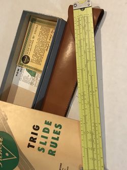 Pickett Trig Slide Rule