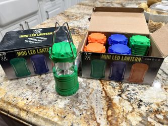 (12) Mini LED Lanterns
