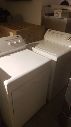 Kenmore washer and dryer