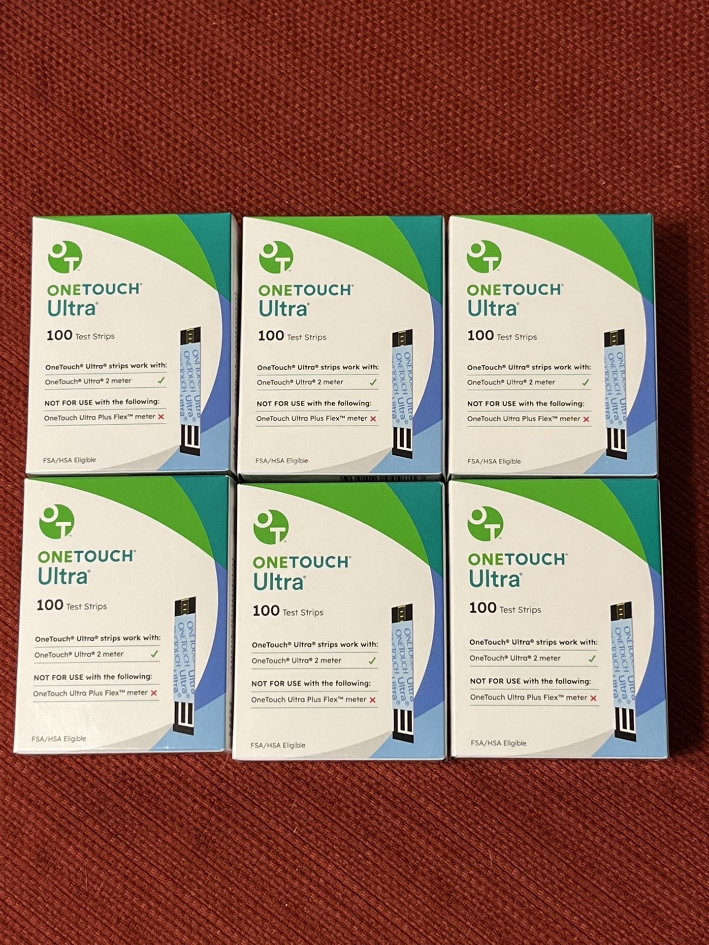 600 OneTouch Ultra Strips – New, Sealed Boxes