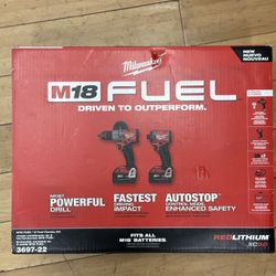 Milwaukee Fuel M18 Hammer Drill Impact Driver Combo Kit 