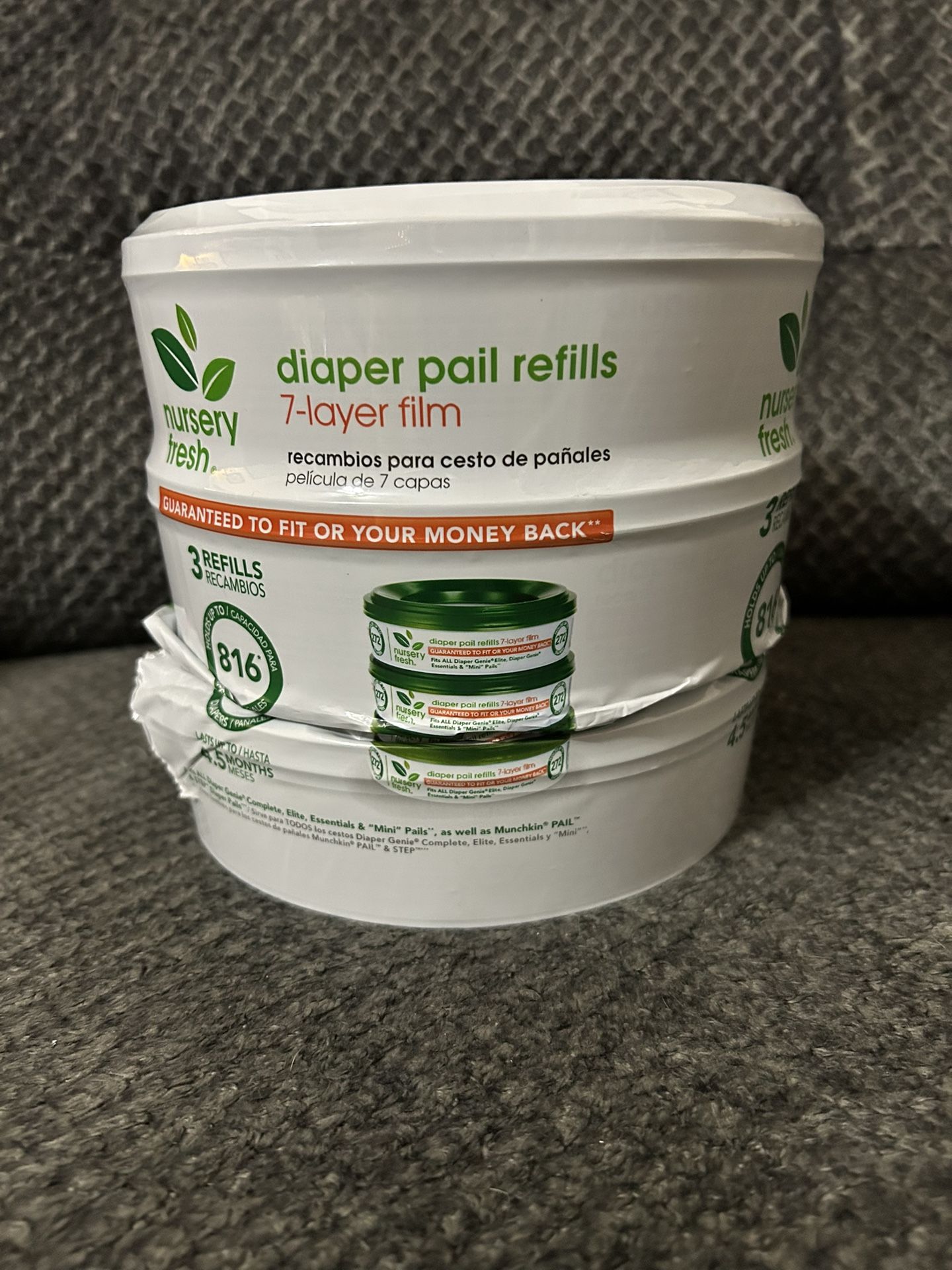 3 Diaper Genie Refills