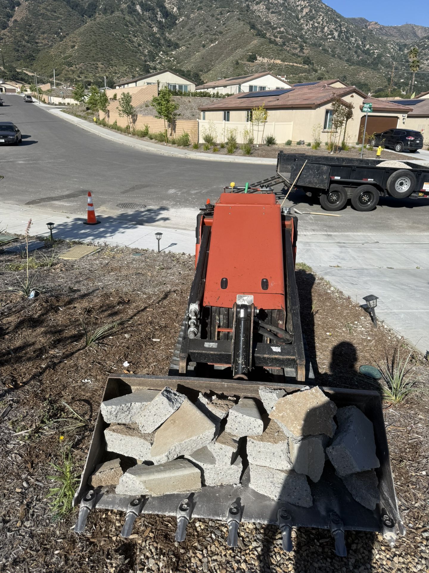 Concrete Demo W/ Bobcat