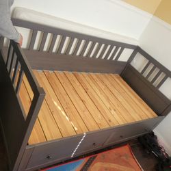 Ikea Twin / Twin Bed Grey