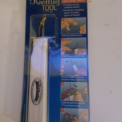 Professional Knotting Tool- White And Gold Jewelry Making Tool (40)