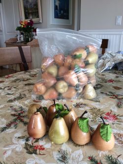 Decorative pear ornaments