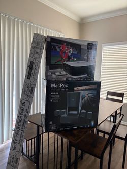 Complete Home Theater Package – Projector, Motorized 100” Screen & 5.1 Surround Sound