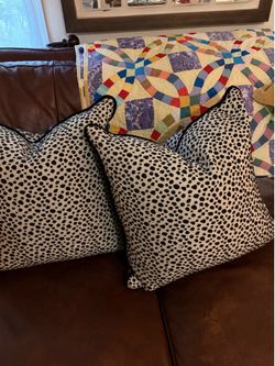Huge pattern pillows