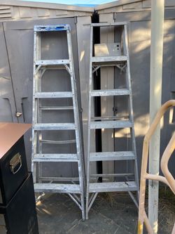 Ladders 6 feet. 30:00 ea