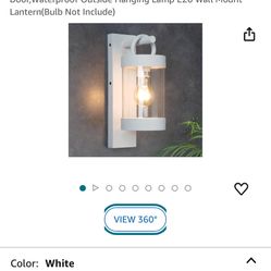Inowel Lanterns 2 White Outdoor Lanterns