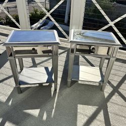 Pier1 Hayworth Glass Night Stand
