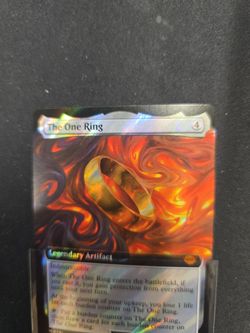 The One Ring MTG Legendary Artifact Card surge foil