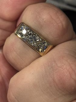Gold Ring Men’s With Diamonds