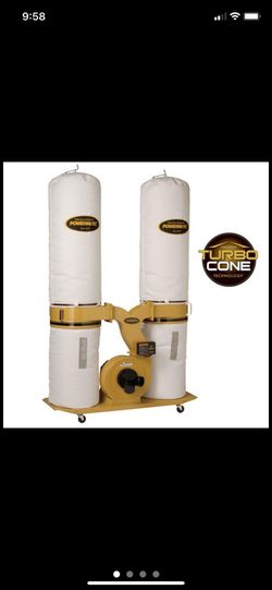 POWERMATIC Dust Collection System w/ Filter Bag Kit, 1900CFM, 3HP, 3PH, 230/460V, M/N PM1900TX-3