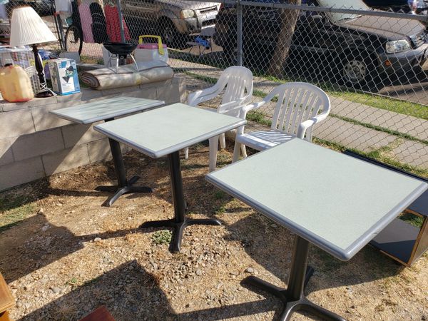 Mrhardware Black Aluminium Outdoor Dining Table Base 4-1LEGS
