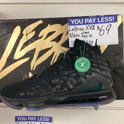 LeBron XVII Nikes, W/ Box, Size 10