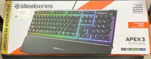Steel series apex3 rbg gaming keyboard