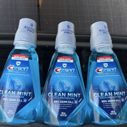 Crest mouthwash 3$ each