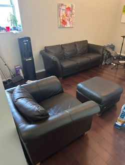 Leather Couch And Chair