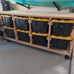Garage Tote Storage 