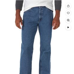 Wrangler Men's and Big Men's Regular Fit Jeans with Flex 