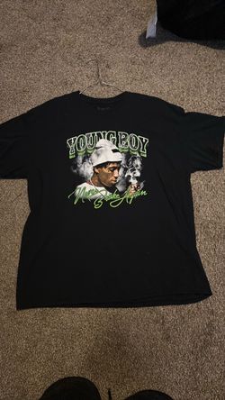 black never broke again shirt size x-large