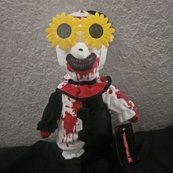 Terrifier Art The Clown With Glasses Plush *Read Description *