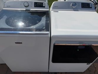 Maytag Washer & Electric Dryer Set – Extra Power – Large Capacity