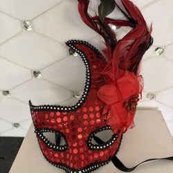 Red Masquerade Mask