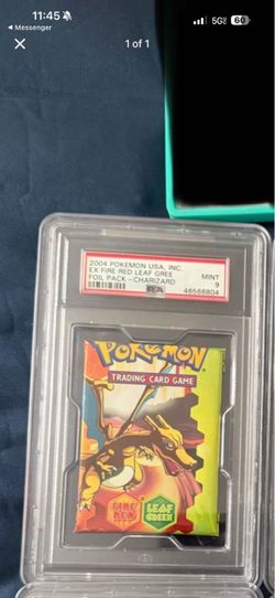 PSA 9 Pokémon EX Fire Red Leaf Green Charizard Foil Pack