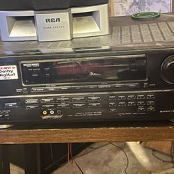 Aiwa Receiver Radio 5.1ch Input For Dolby Digital 