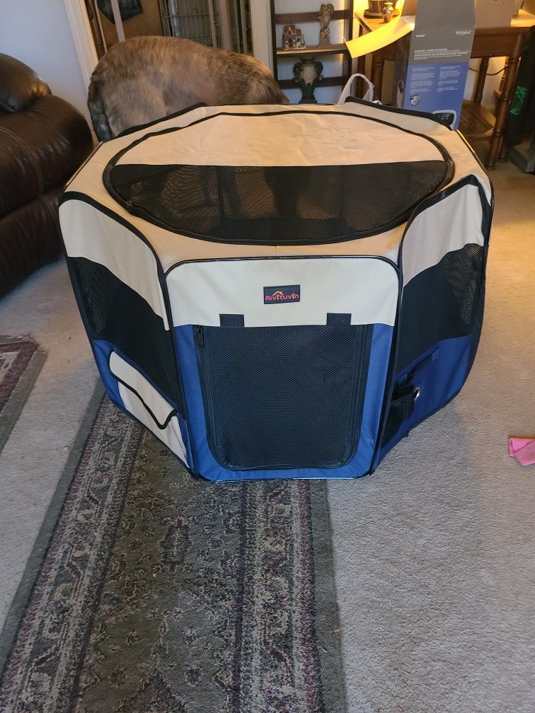 Aivituvin 36in Portable Dog Playpen