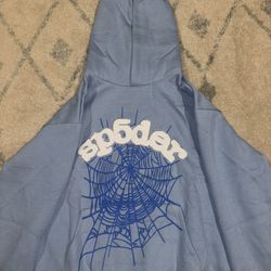 Baby Blue SP5DER HOODIE