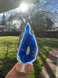 Small Blue Agate Plates