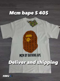 Mcm bape shirt size S