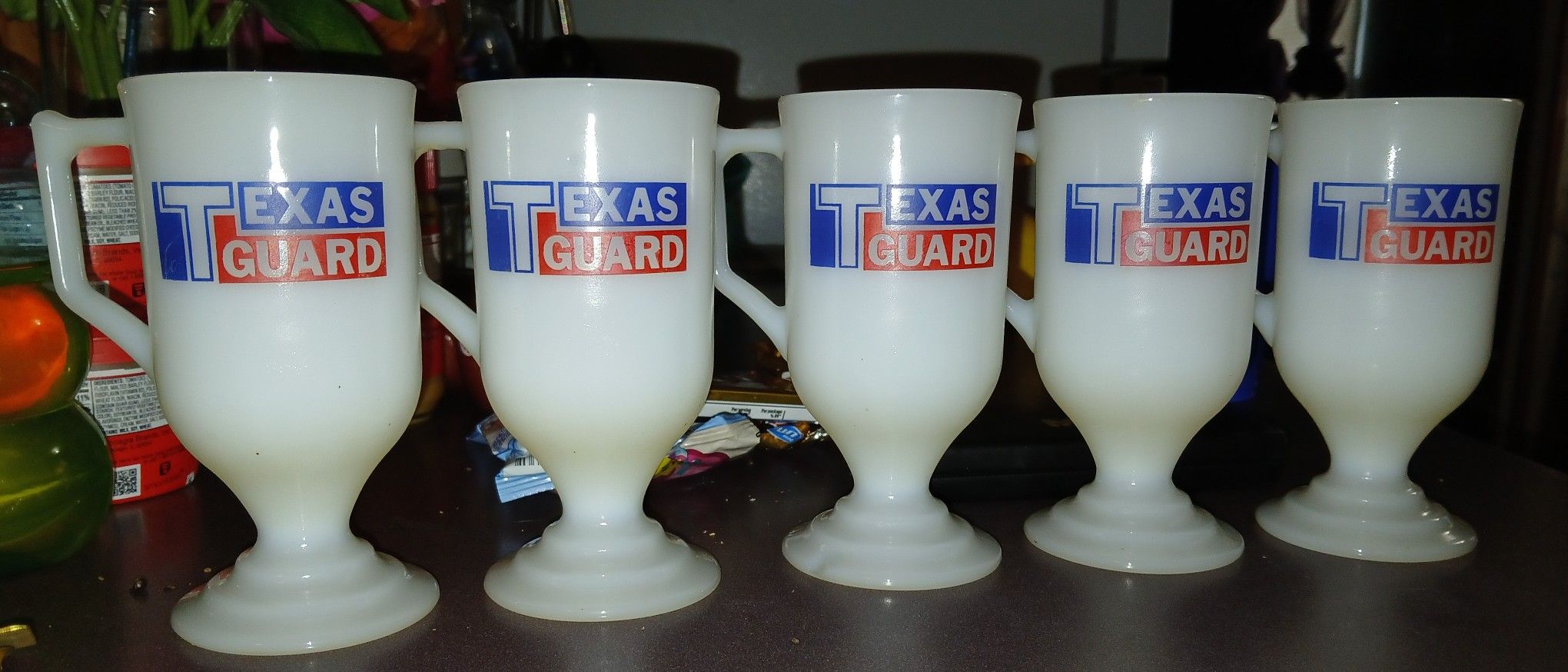 Texas Guard Footed Mugs