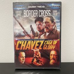 Danny Trejo Double Feature DVD NEW Border Cross Chavez Cage Of Glory MMA 2018
