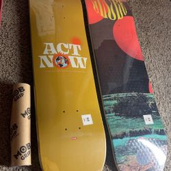 Globe 8.0 Skateboard Deck Brand New G1 Act Now G2 Rapid Space