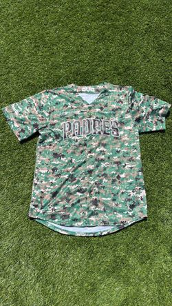 San Diego Padres Camo Baseball Jersey Adult M