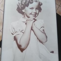 Shirley Temple Collectible Photo About 14 Inches High And About 10 In Wide And About 1 In Thick Shirley Temple Photo Great Pig Great Quality And