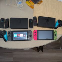 2 Nintendo Switch Consoles+ Accessories 