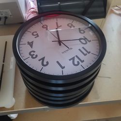 12 Pcs. 14 Inch Clocks