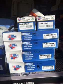 Brake pads and rotors for a 2015 Chevy equinox 2.4 L