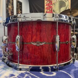 Tama Star 8x14 Raspberry Curly Maple Snare