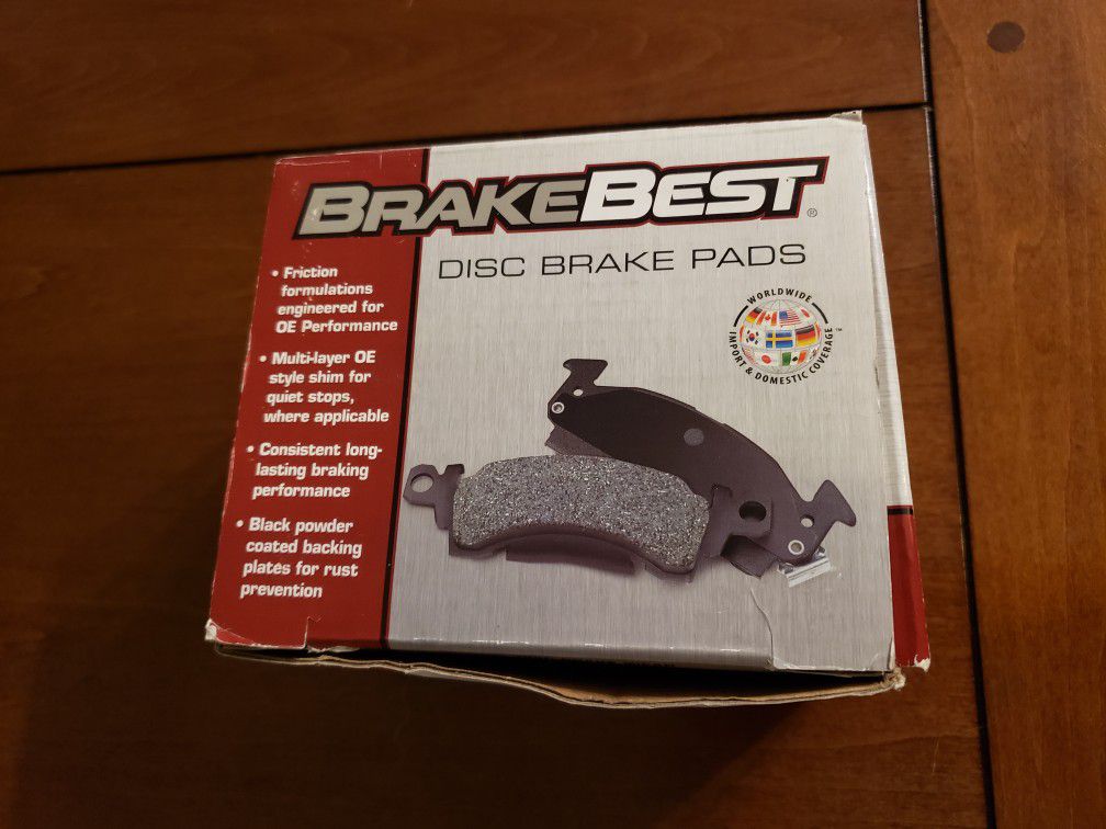 BreakBest Organic Front Disc Brake Pads (#D1759, line BB2)