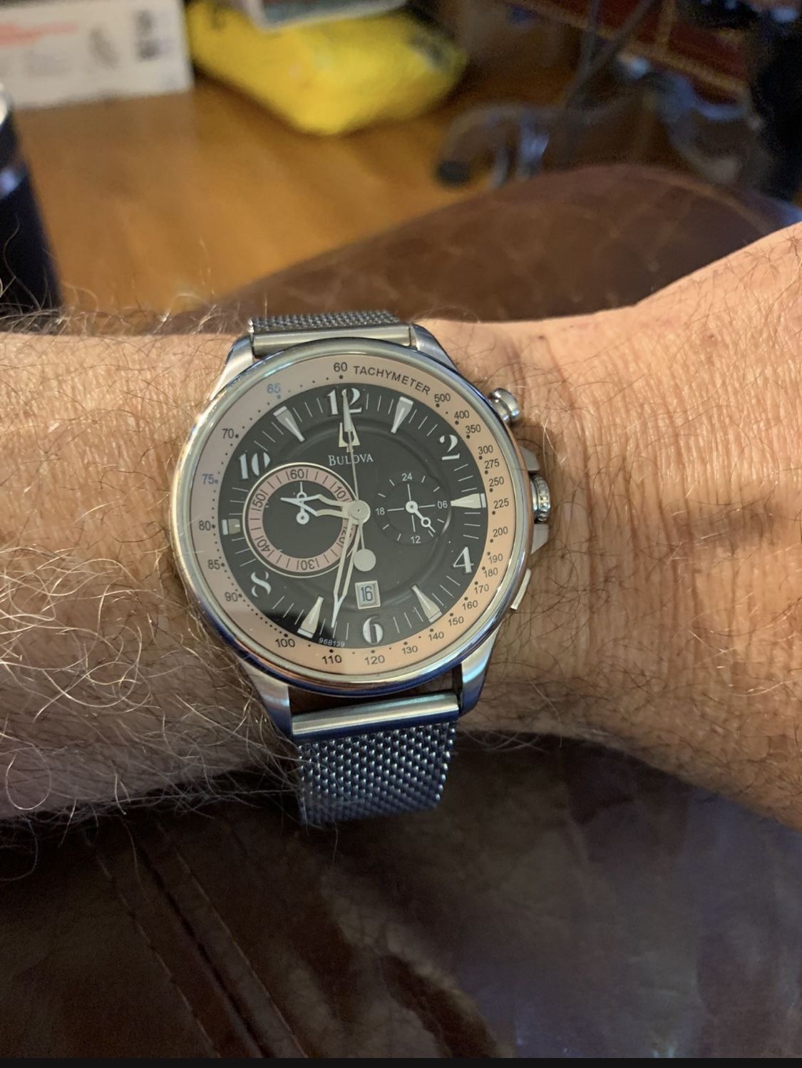 Bulova Large Size Unisex Chrono Watch