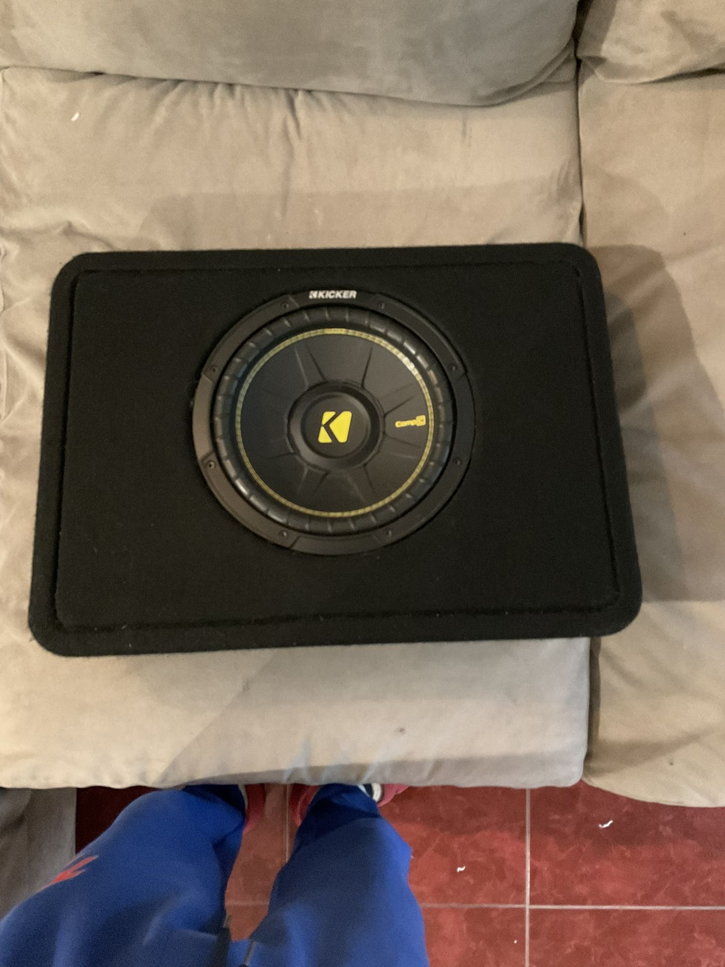 Kicker Comp C Thin Profile 10-Inch Subwoofer Enclosure