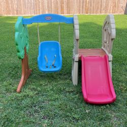 Little Tykes, Outdoor Swing And Slide