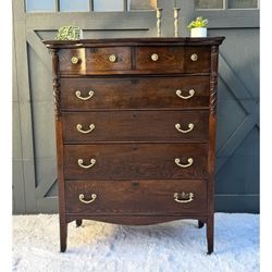 Stunning Antique Refinished Dresser